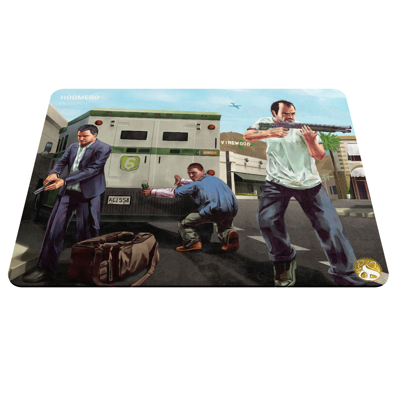 ماوس پد هومرو مدل A4272 طرح بازی GTA