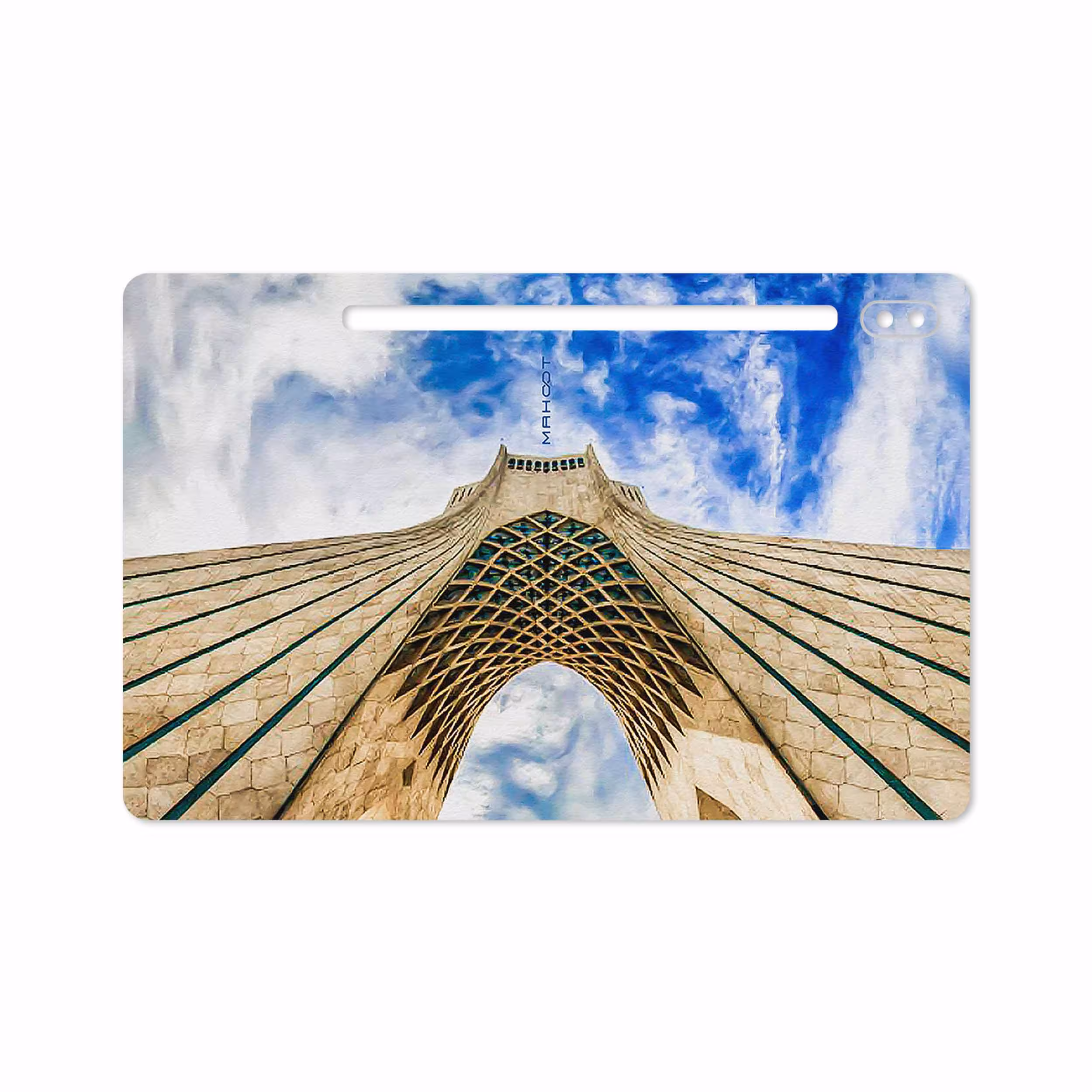 برچسب پوششی ماهوت مدل AZADI-Tower مناسب برای تبلت سامسونگ Galaxy Tab S6 2019 SM-T865