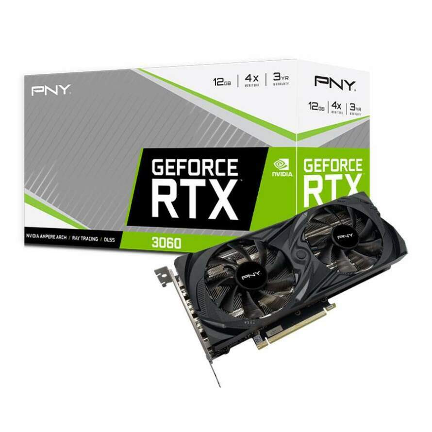 کارت گرافیک پی ان وای RTX 3060 12GB UPRISING
