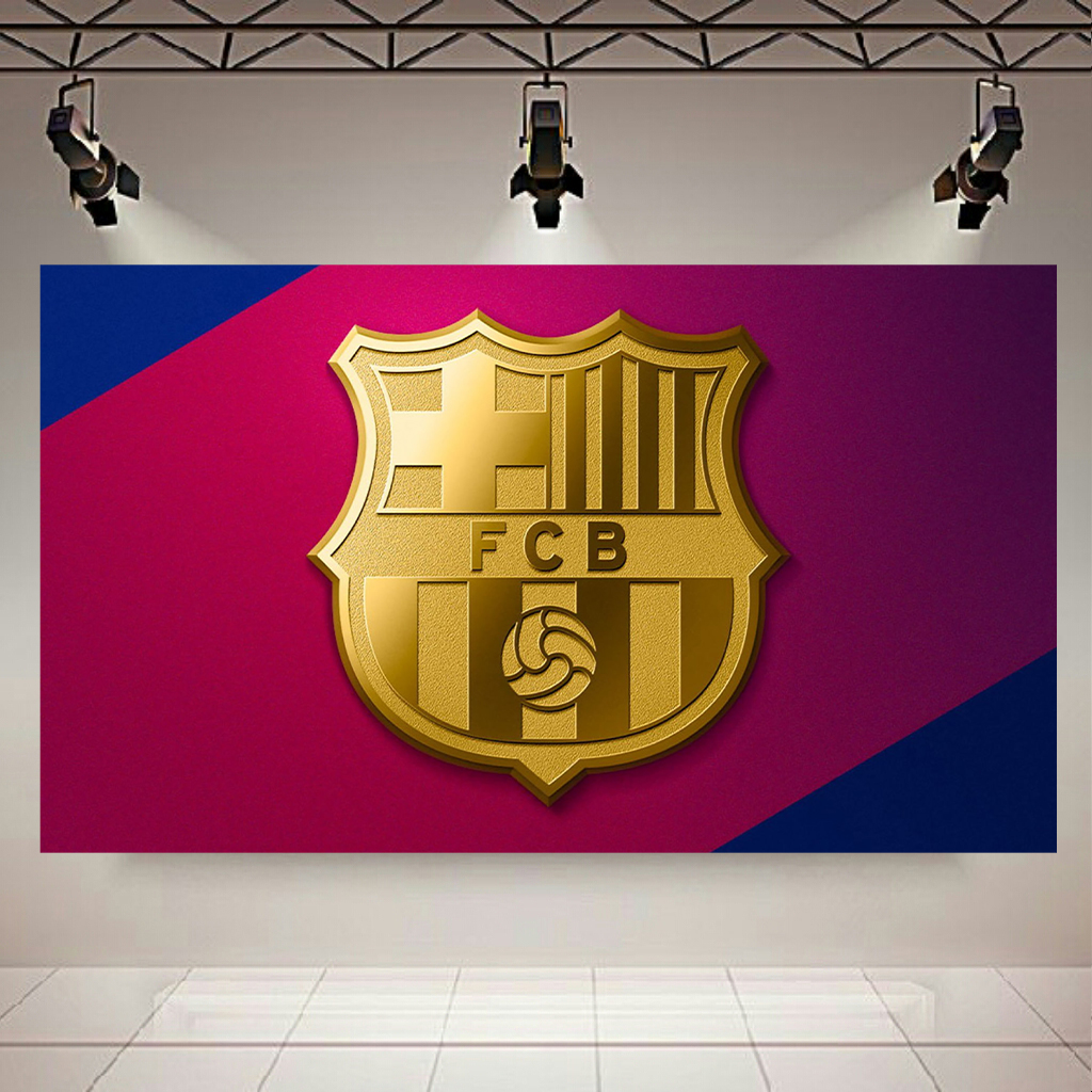 تابلو شاسی طرح فوتبال مدل بارسلونا کد AR2490