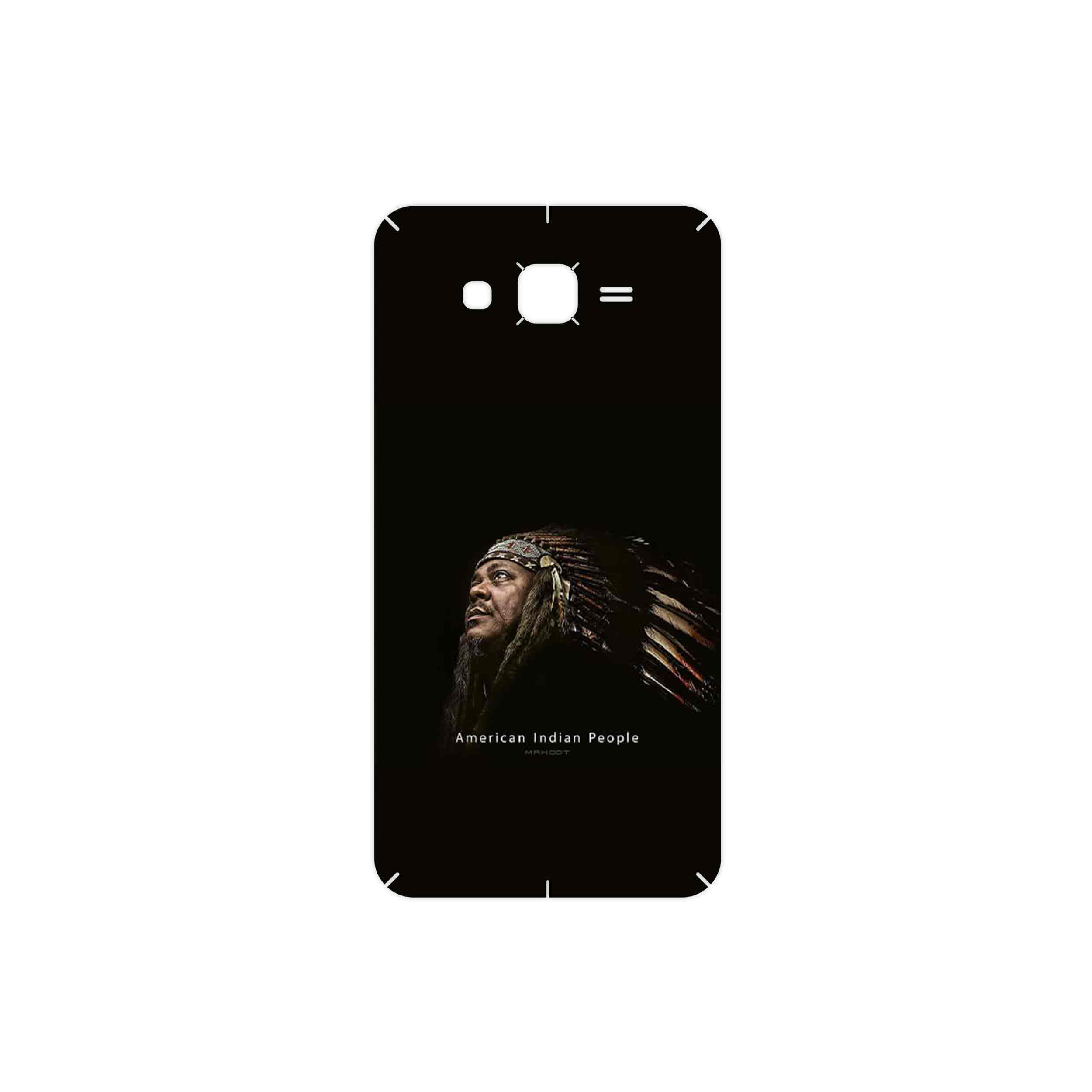 برچسب پوششی ماهوت مدل Portrait of an Indian Man مناسب برای گوشی موبایل سامسونگ Galaxy J7 2015