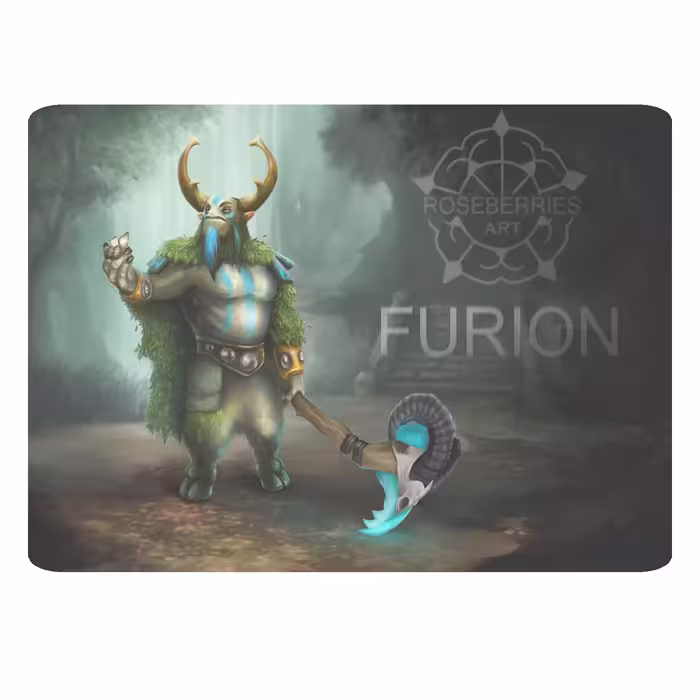 ماوس پد طرح DOTA2 کد B70