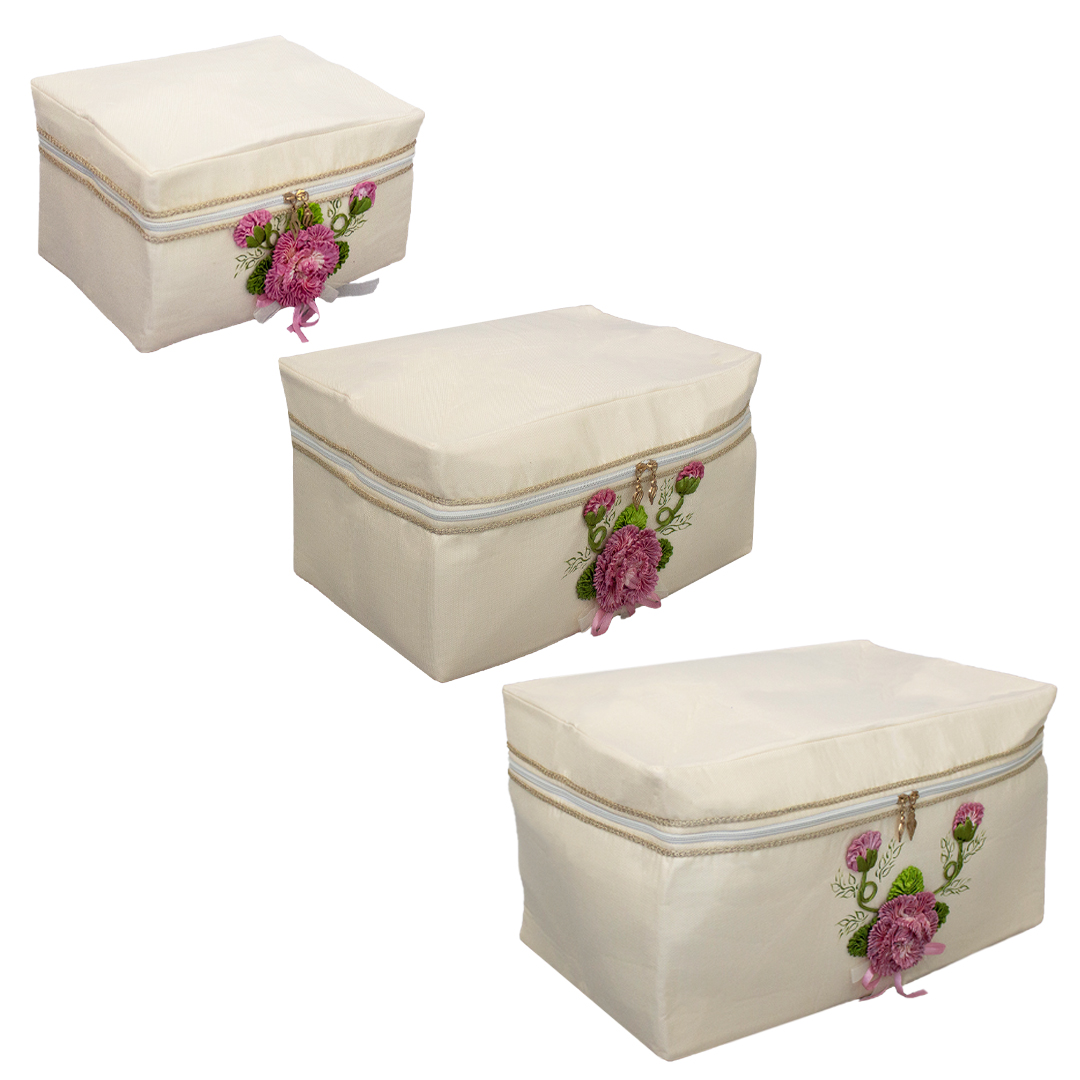 باکس نظم دهنده مدل گل برجسته 3 عددی