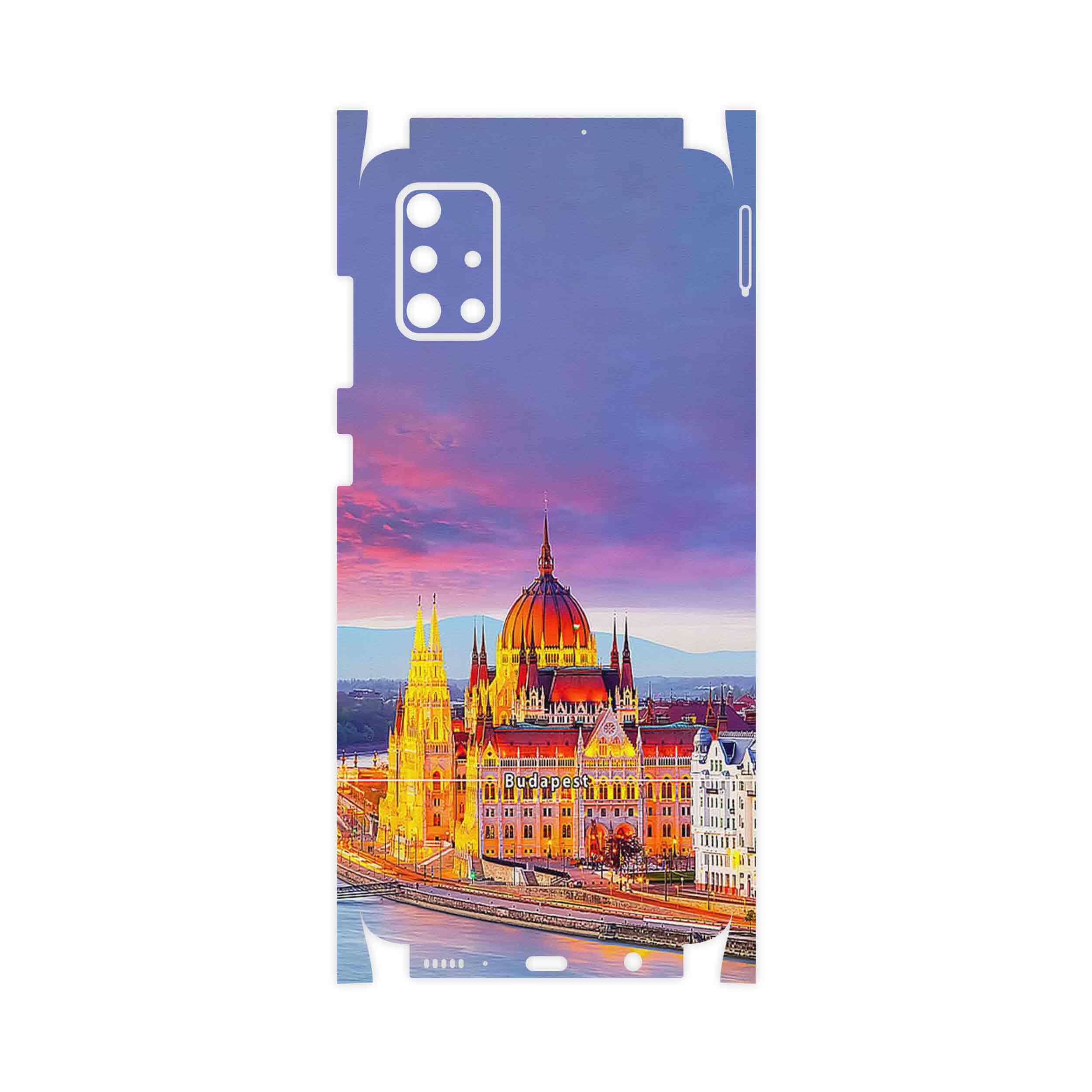برچسب پوششی ماهوت مدل City of Budapest-FullSkin مناسب برای گوشی موبایل سامسونگ Galaxy A71