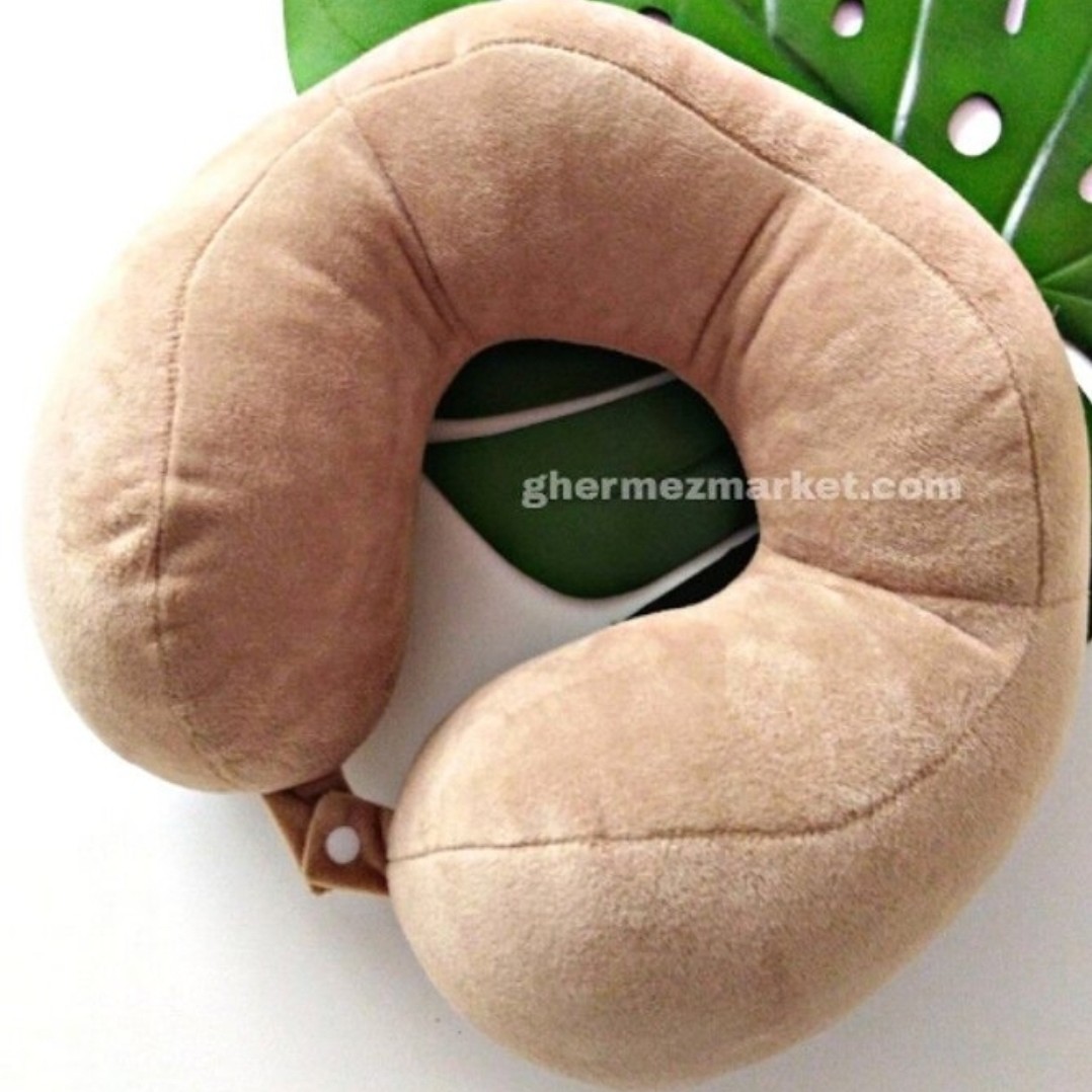 بالش گردنی کرم،336 گرم،استاندارد و طبی