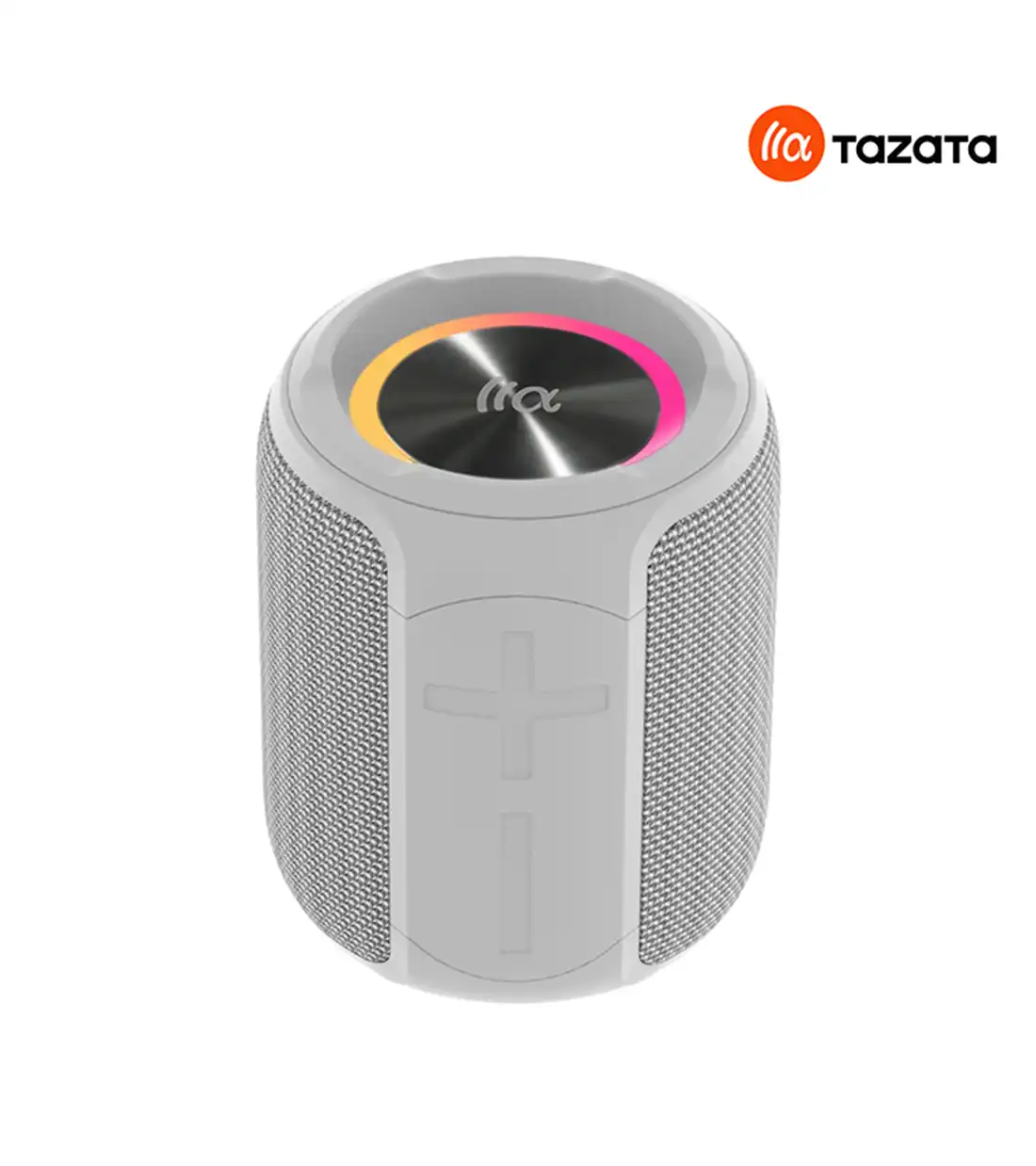 خرید اسپیکر قابل حمل تازاتا PALM 100 Gray | صدای قدرتمند، طراحی ضد آب و نورپردازی RGB