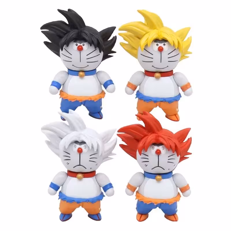 فیگور دورایمون Doraemon – دراگون بال Dragon Ball مجموعه 4 عددی