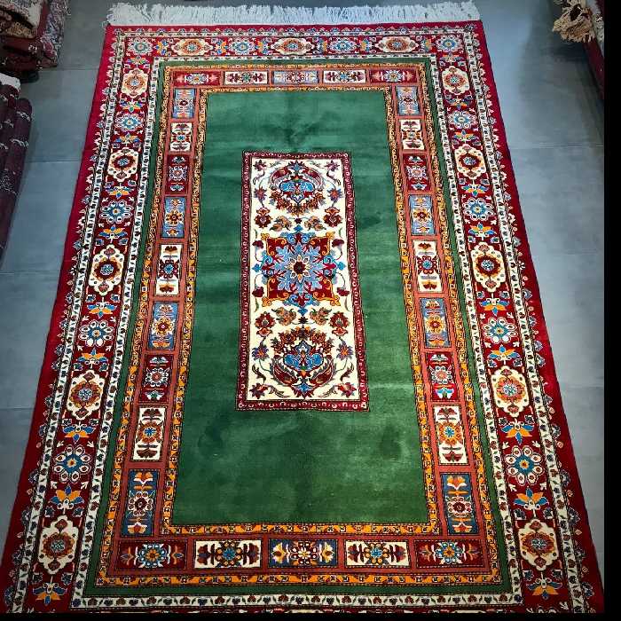 فرش دستباف - 6 متری - نقشه عشایری - رنگ طبیعی - کد 2