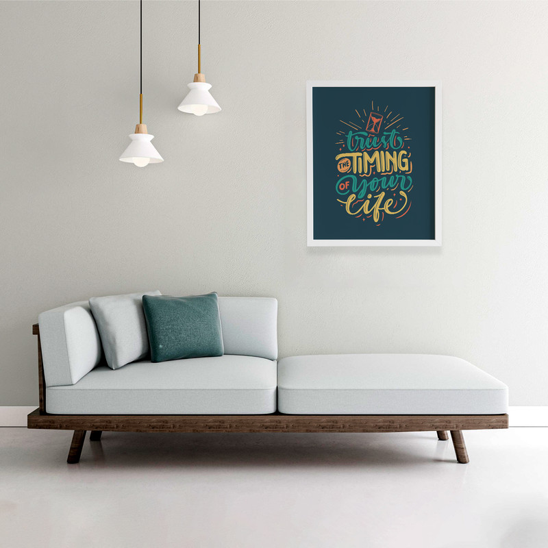 تابلو مدل نوشته انگلیسی کد 413 | دنیای قاب