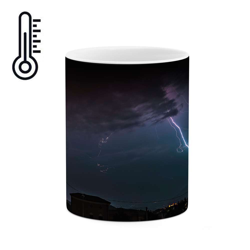 ماگ حرارتی طرح رعد برق مدل mgph01759