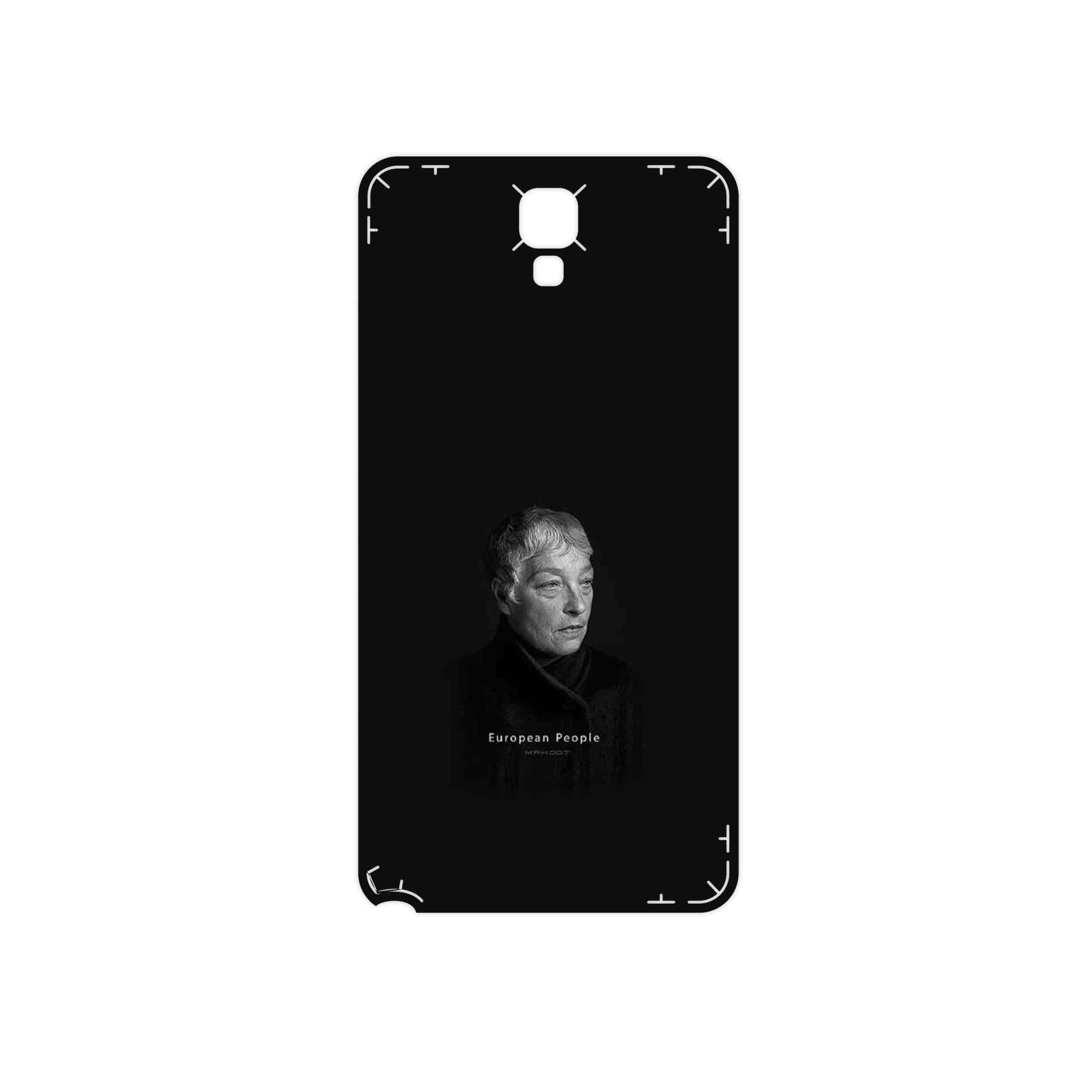 برچسب پوششی ماهوت مدل Portrait of a European Woman مناسب برای گوشی موبایل سامسونگ Galaxy Note 3 Neo