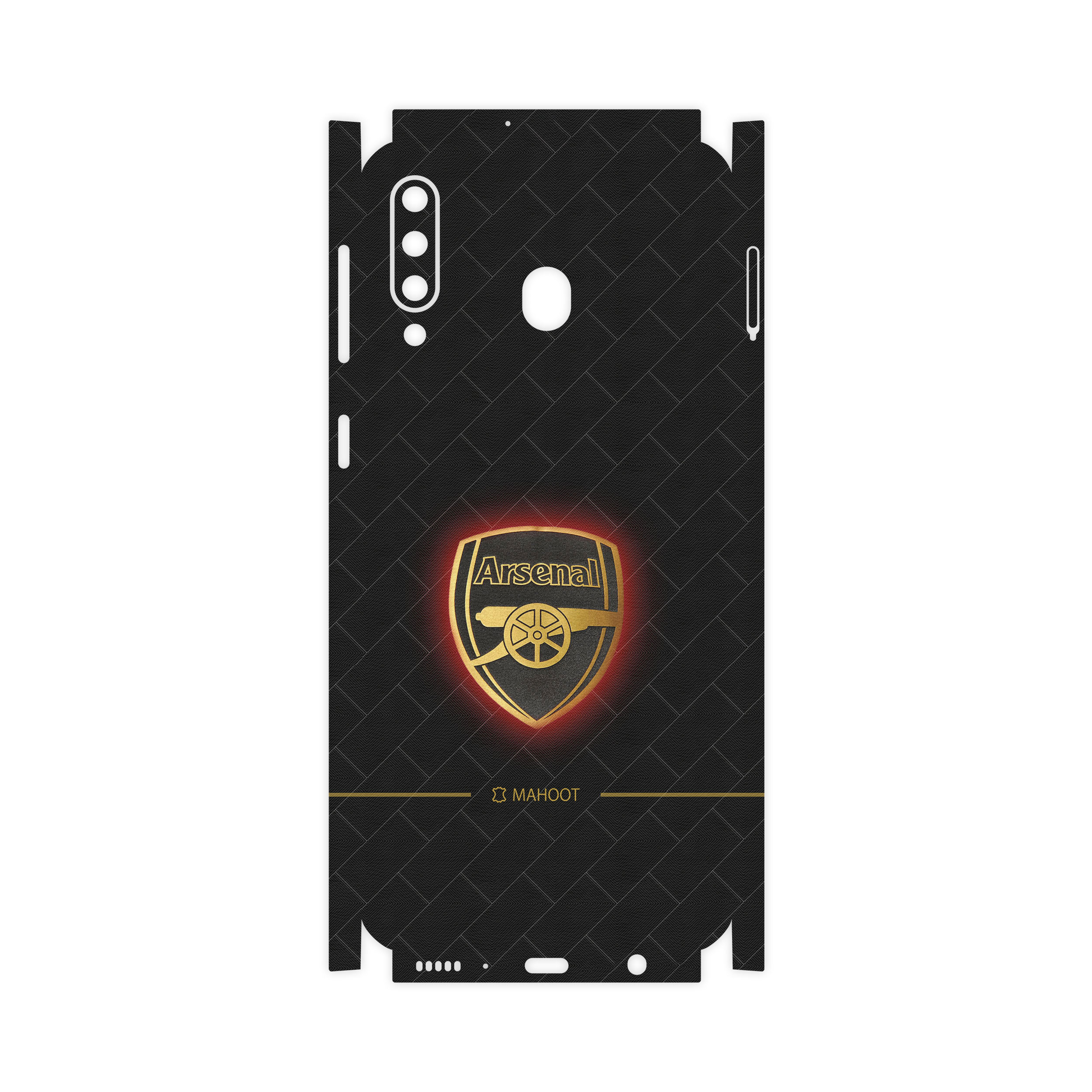 برچسب پوششی ماهوت مدل Full skin-Arsenal-FC مناسب برای گوشی موبایل سامسونگ Galaxy M30