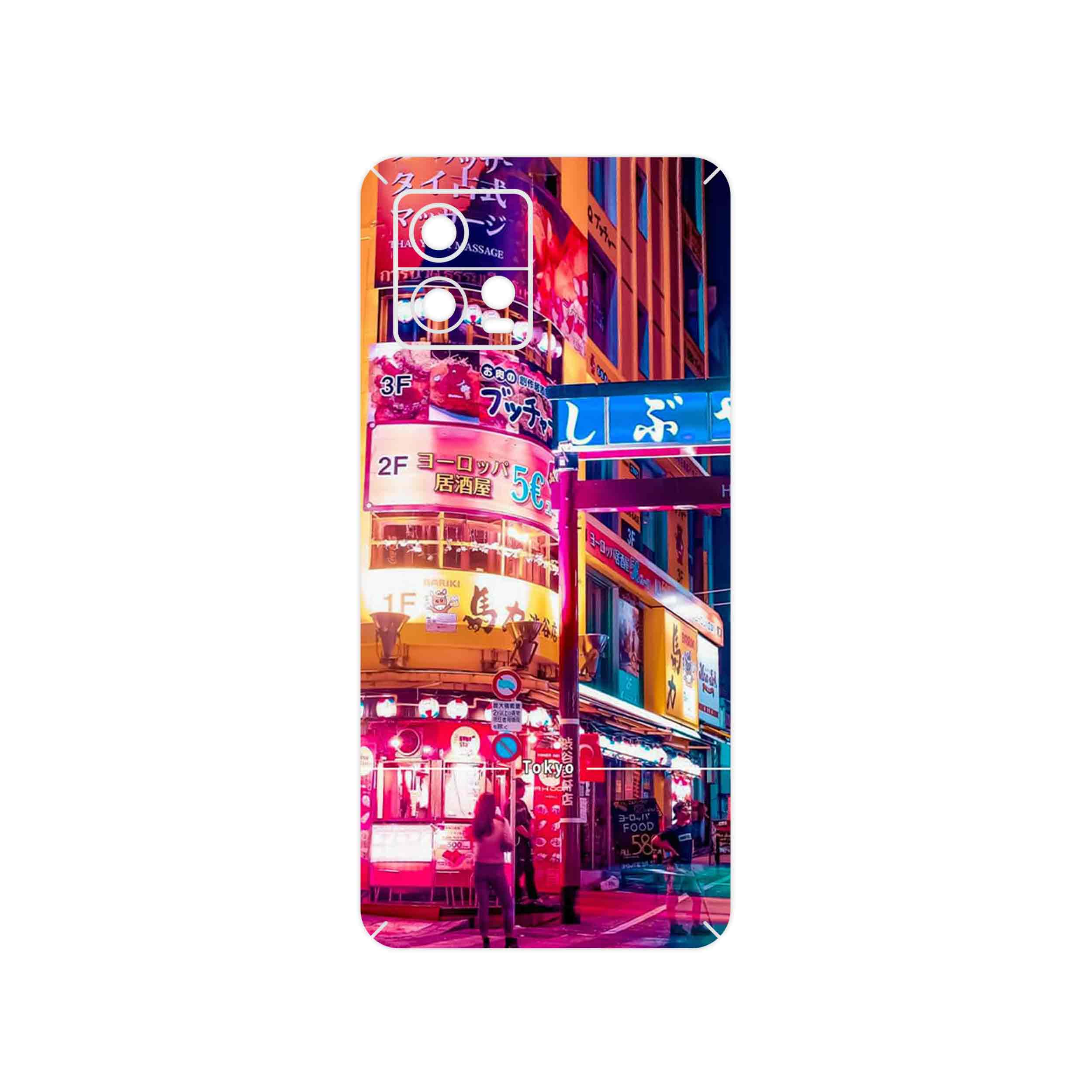 برچسب پوششی ماهوت مدل Tokyo City مناسب برای گوشی موبایل موتورولا Moto G72