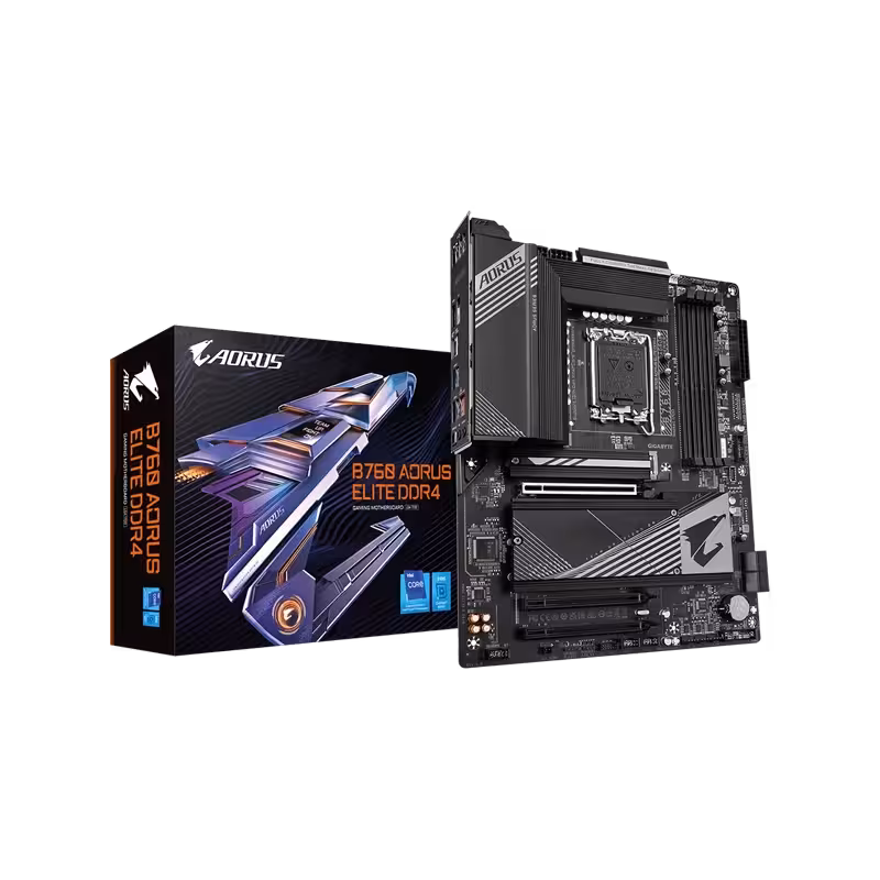 مادربرد B760 AORUS ELITE D4 | قدرت نسل 14 با DDR4 و USB-C