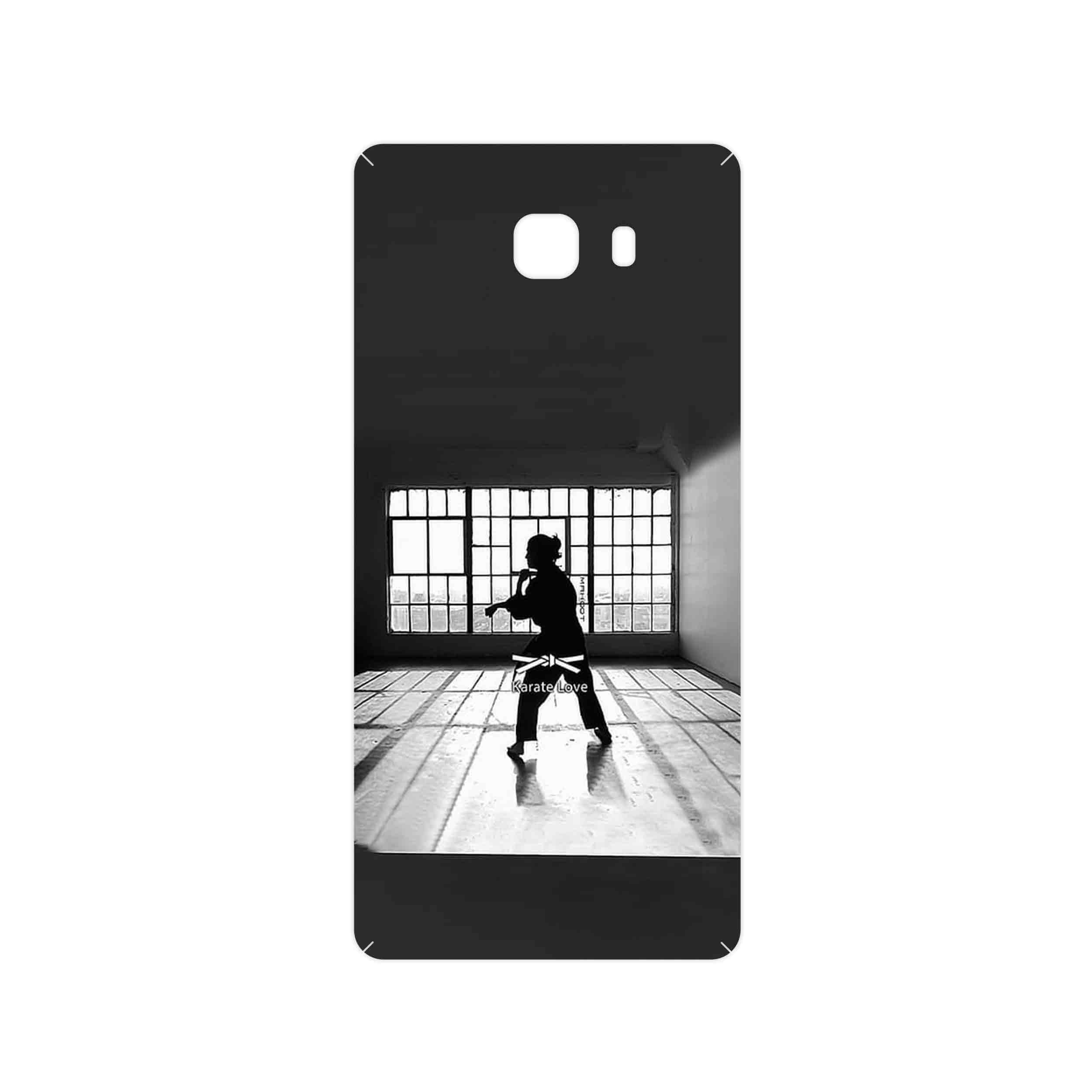برچسب پوششی ماهوت مدل Karate مناسب برای گوشی موبایل سامسونگ Galaxy C9 Pro