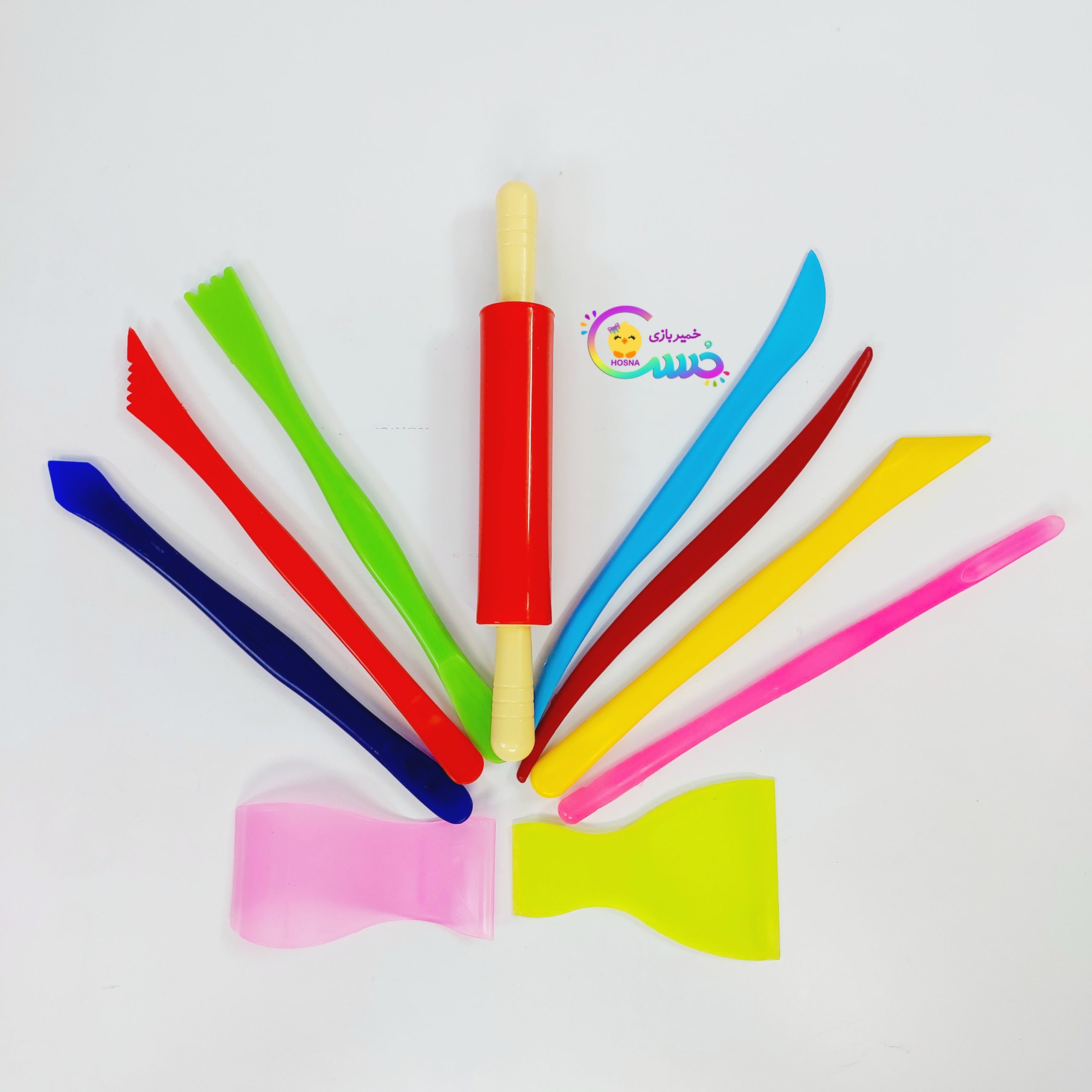 پک وردنه و کاردک رنگی