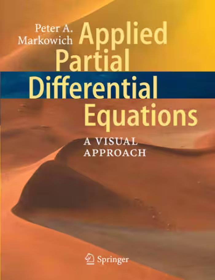 خرید و دانلود نسخه کامل کتاب Applied partial differential equations: a visual approach