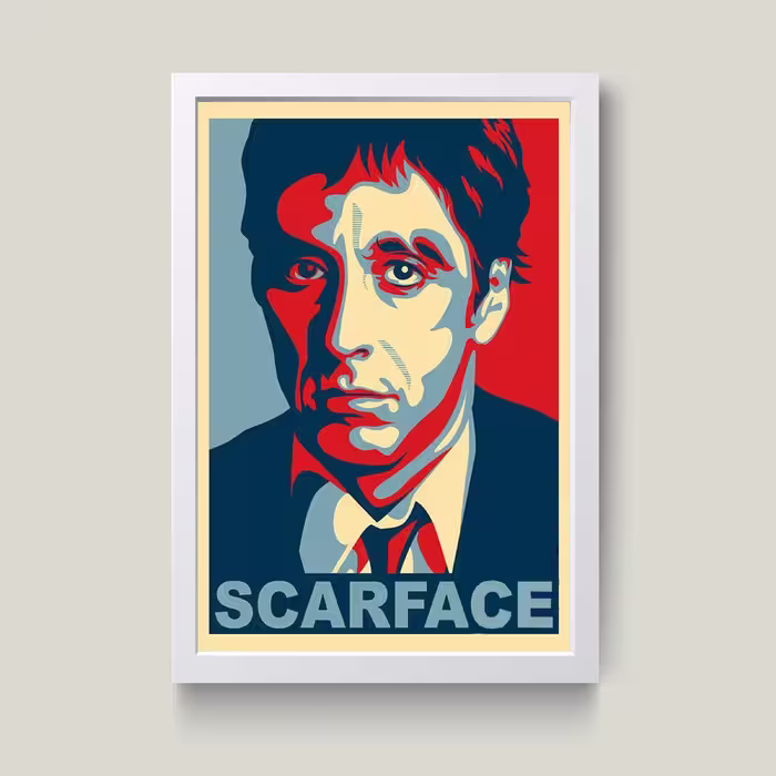تابلو مدل تونی مونتانا Scarface کد G11-09