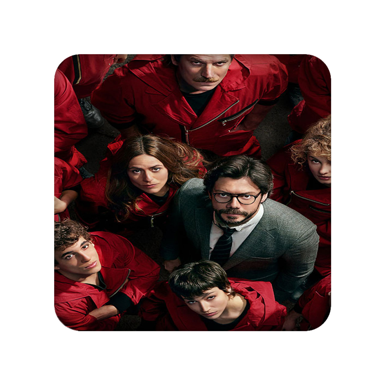 زیر لیوانی مدل Money Heist کد 2136