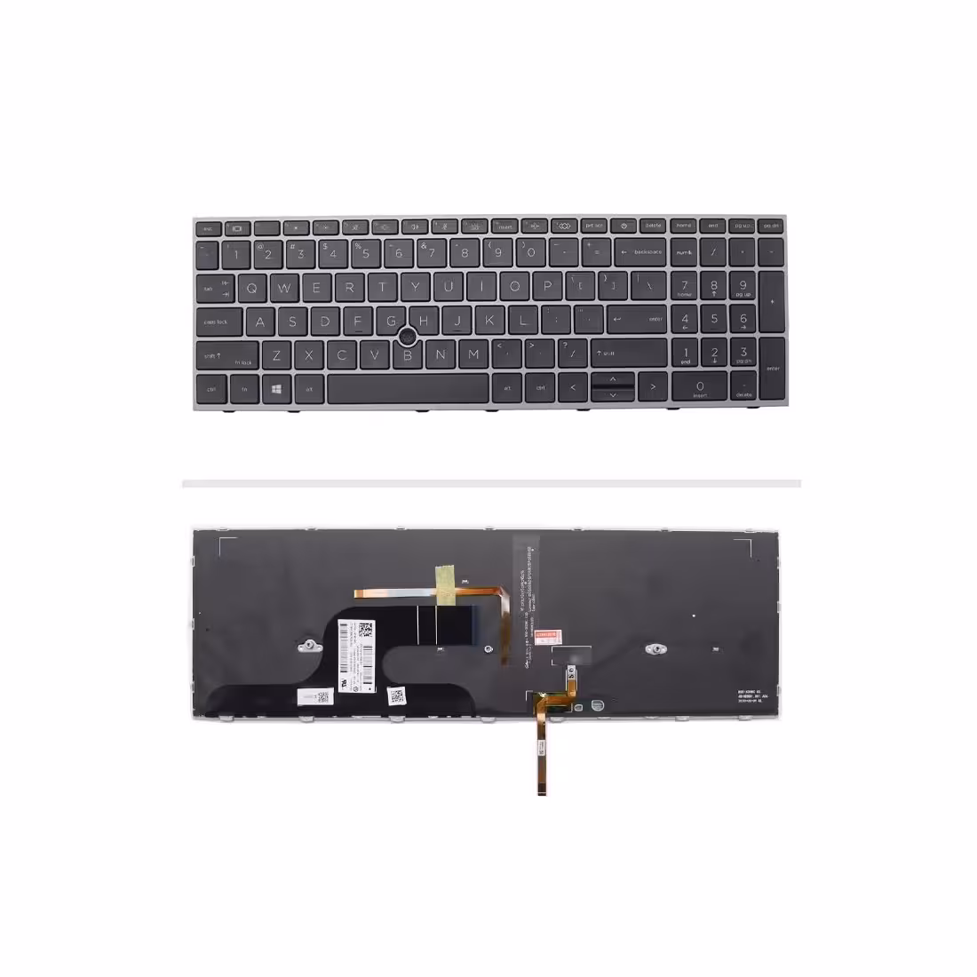 کیبورد لپ‌تاپ اچ‌پی G8 (ZBook Fury 15 | با ماوس و با بکلایت)