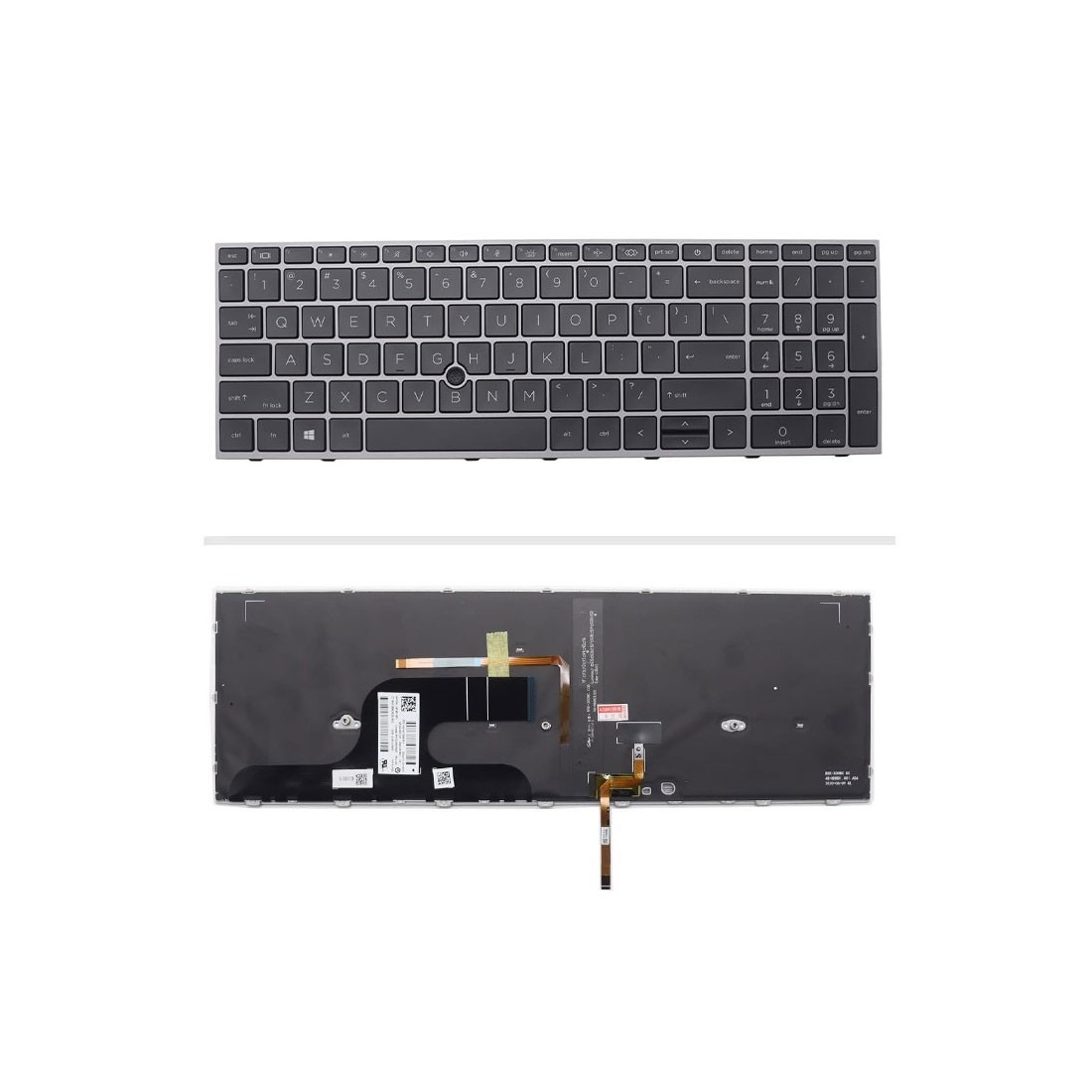 کیبورد لپتاپ اچپی G8 (ZBook Fury 15 | با ماوس و با بکلایت)