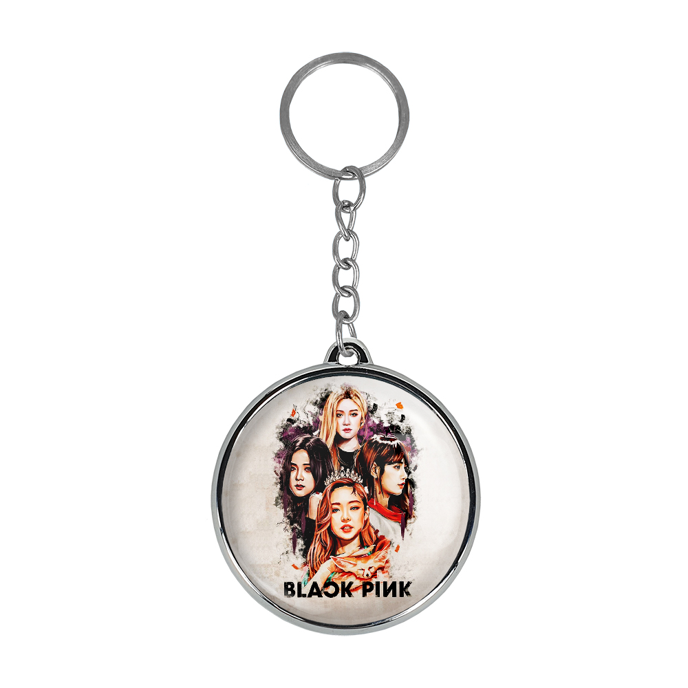 جاکلیدی خندالو طرح گروه موسیقی بلک پینک مدل دوطرفه کد 28112801