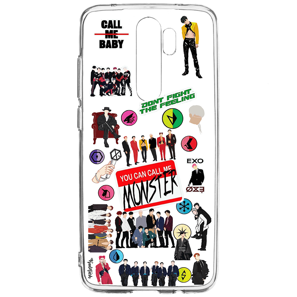 کاور طرح EXO مناسب برای گوشی موبایل شیائومی Redmi Note 8 Pro 