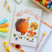 دفترهای 60 برگ باکیفیت برند ایمان طرح Happy animal طرح جوجه تیغی
جلدشون مجلد هستش
سیمی
حاشیه دار
