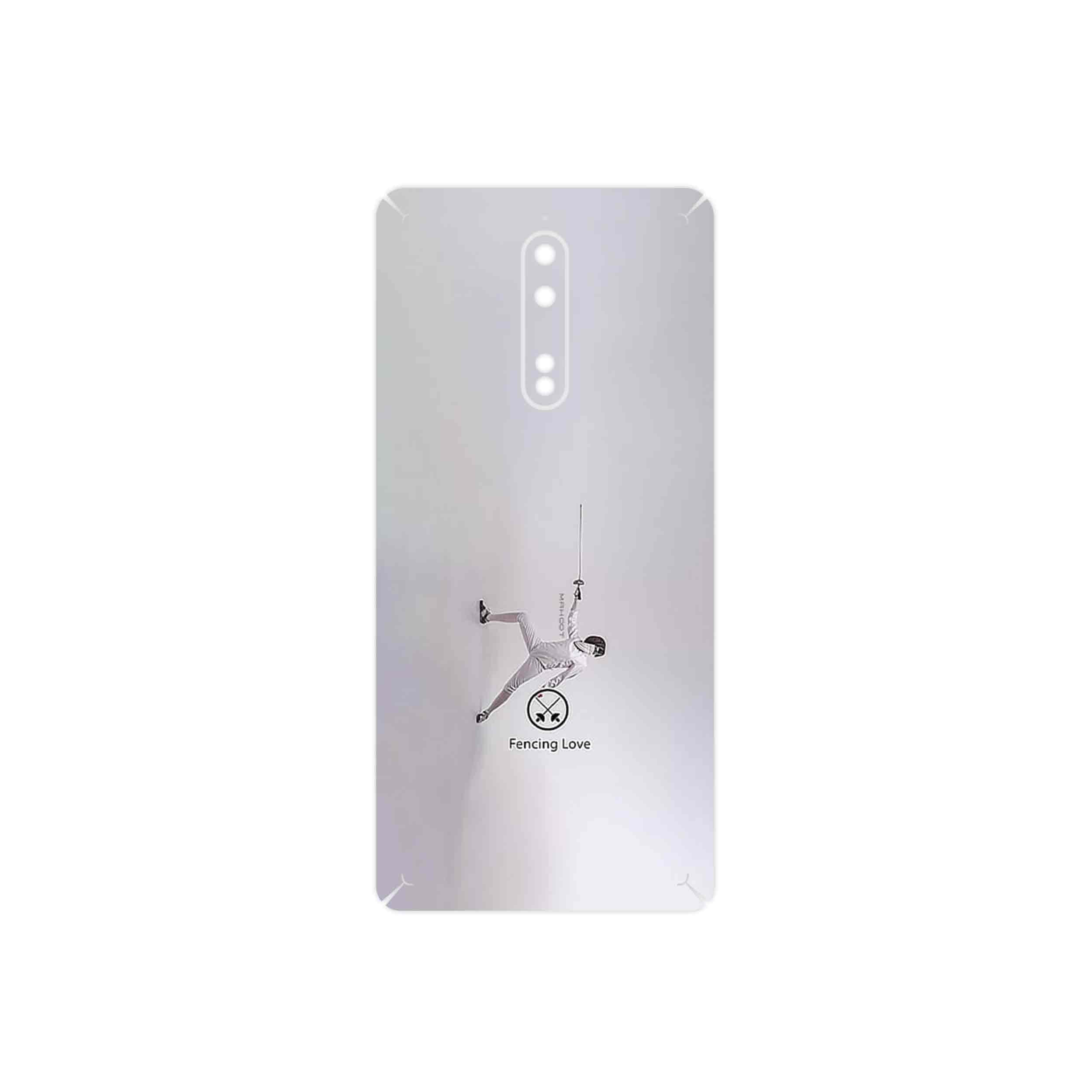 برچسب پوششی ماهوت مدل Fencing مناسب برای گوشی موبایل نوکیا 8