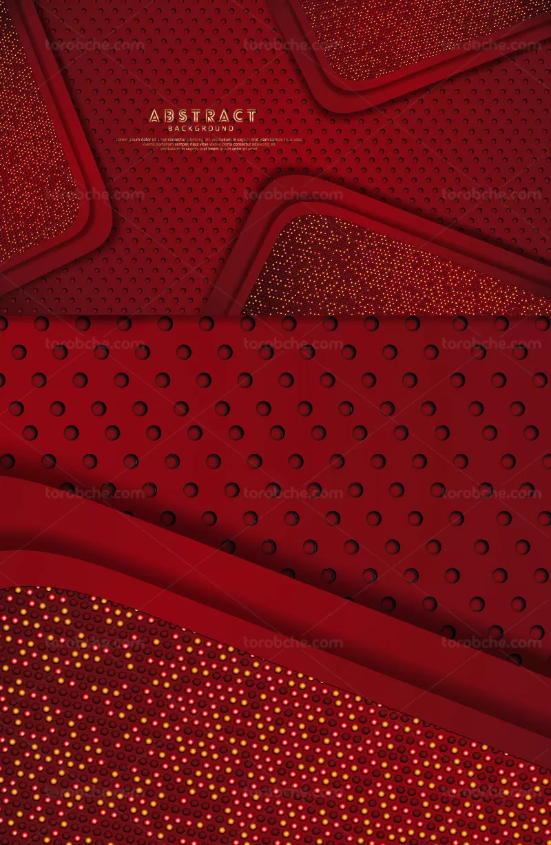وکتور پس زمینه انتزاعی قرمز | گرافیک با طعم تربچه