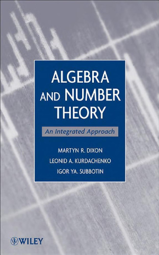 خرید و دانلود نسخه کامل کتاب Algebra and Number Theory: An Integrated Approach