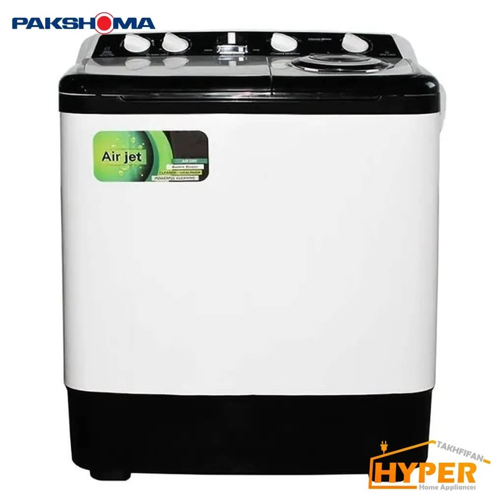 ماشین لباسشویی دوقلو پاکشوما PAT-7004 AJ سفید 7 کیلویی