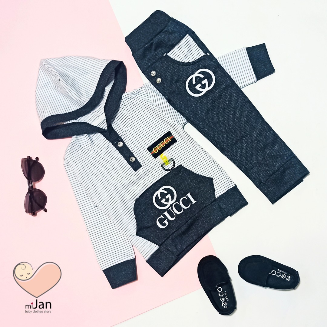 ست هودی و شلوار پسرونه مدل رامین سایر های 35 و 40