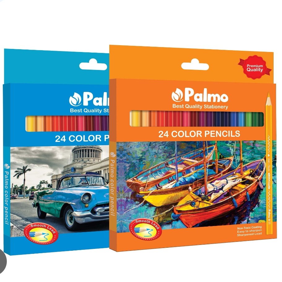 مداد رنگی 24 رنگ پالمو 