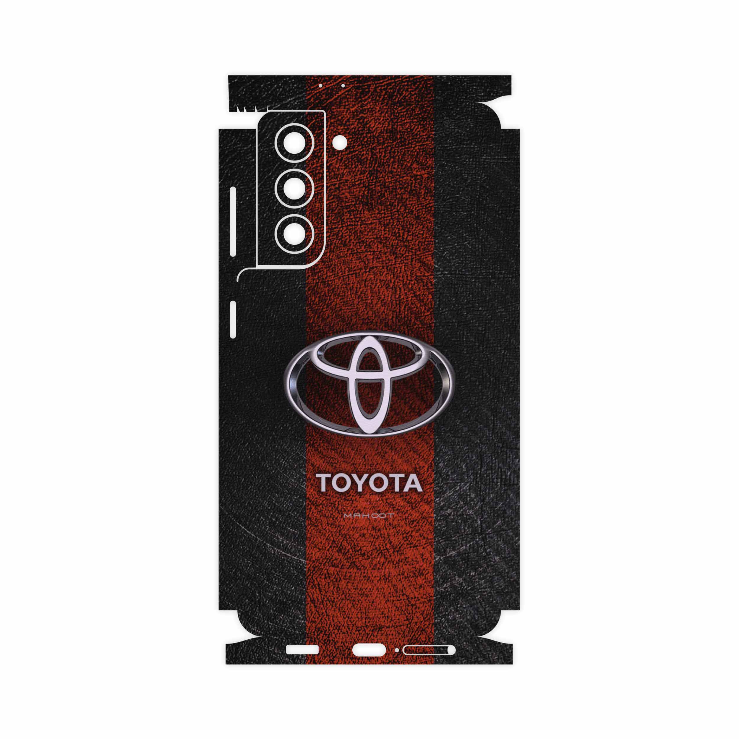 برچسب پوششی ماهوت مدل TOYOTA-Logo-FullSkin مناسب برای گوشی موبایل سامسونگ Galaxy S21 5G