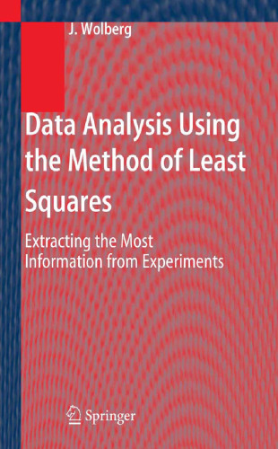 خرید و دانلود نسخه کامل کتاب Data Analysis Using the Method of Least Squares