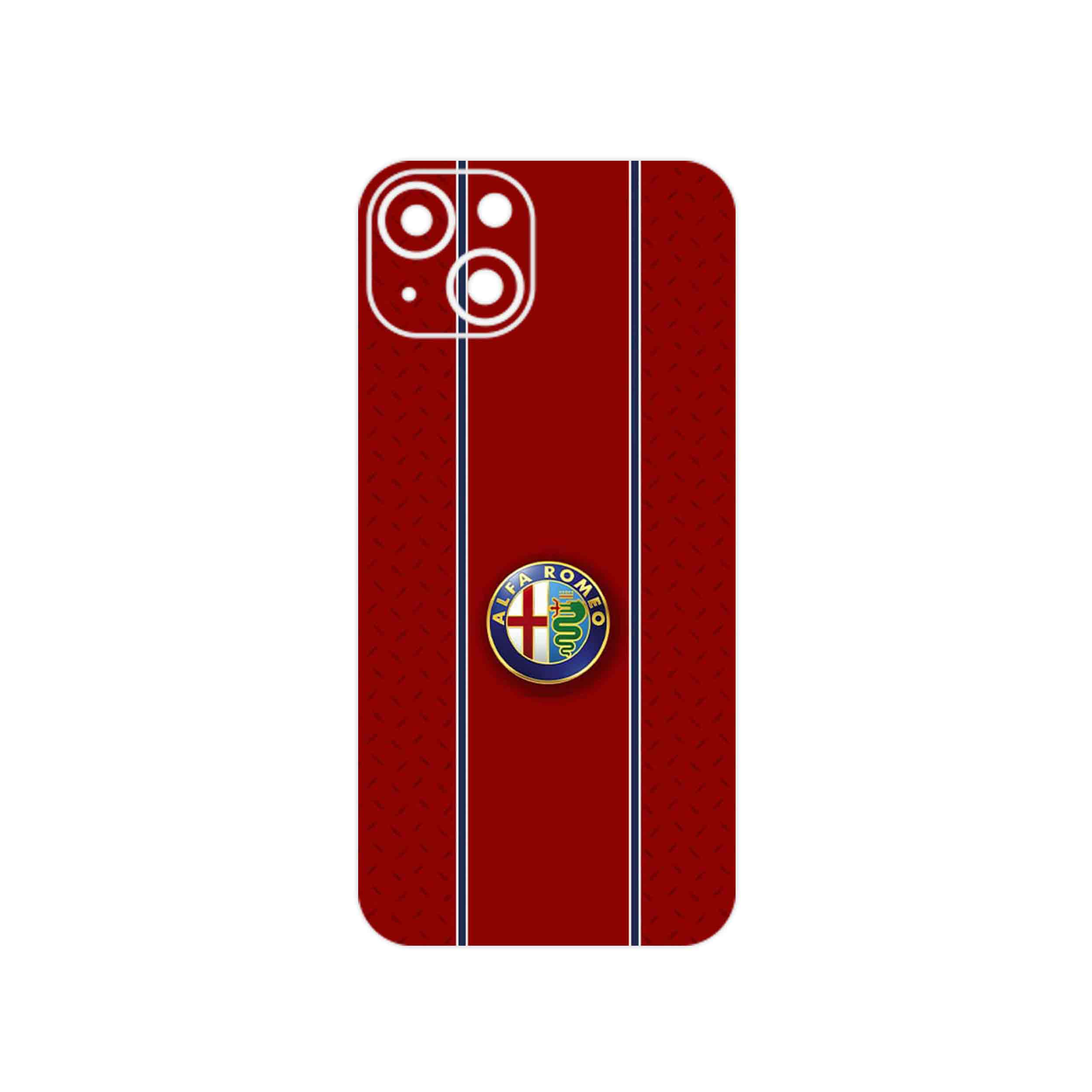 برچسب پوششی ماهوت مدل Alfa Romeo مناسب برای گوشی موبایل اپل iPhone 13