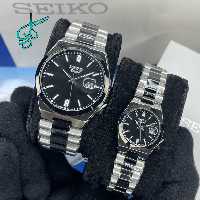 خرید ست ساعت كلاسيك زنانه و مردانه سيكو گرند موتور ژاپن کیفیت عالی رنگ ثابت کد 2116696 - ردگل