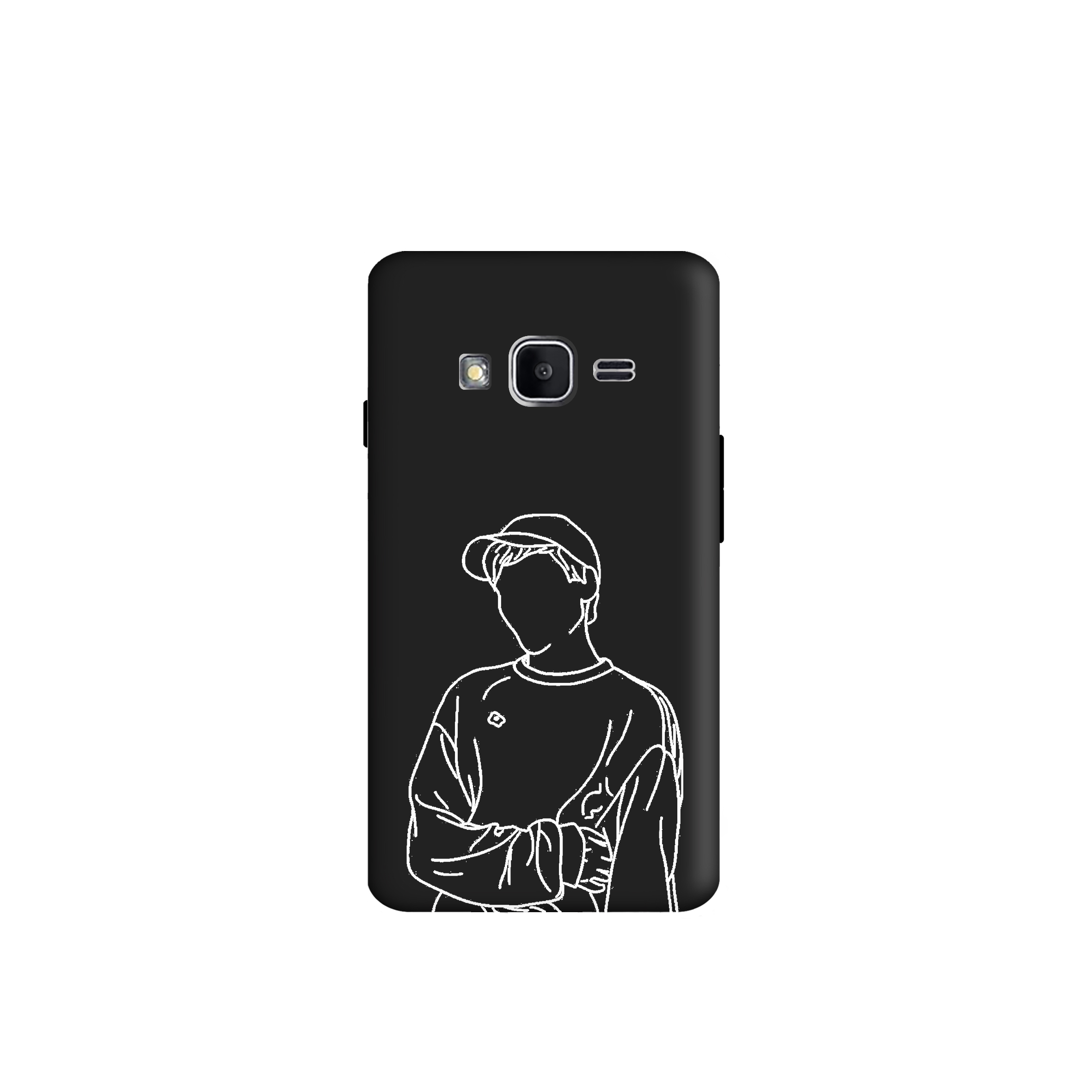 کاور طرح مینیمال پسرانه کد y4048 مناسب برای گوشی موبایل سامسونگ Galaxy j1miniprime  / j106