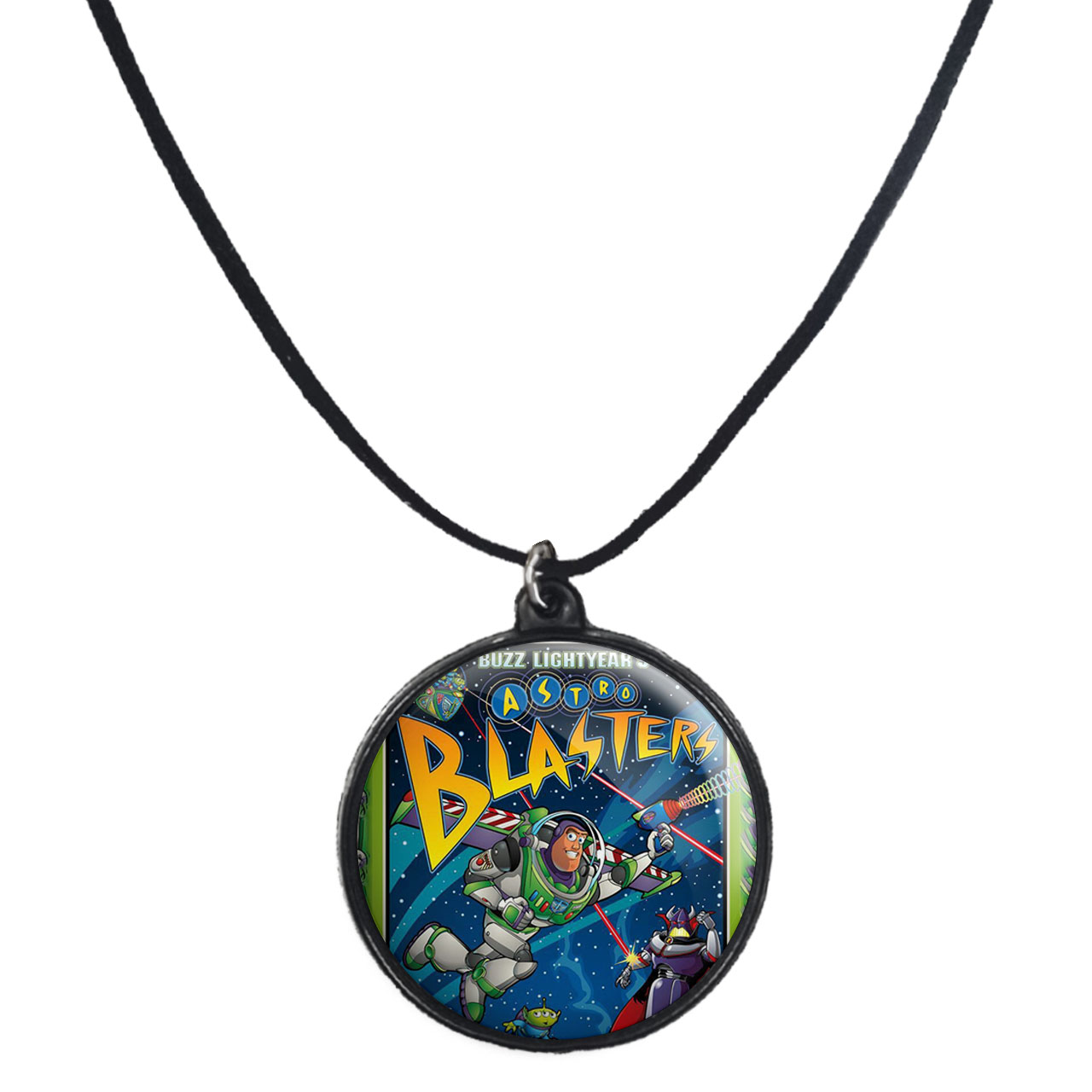 گردنبند پرمانه طرح buzz lightyear کد pmb.26377 مدل دو طرفه