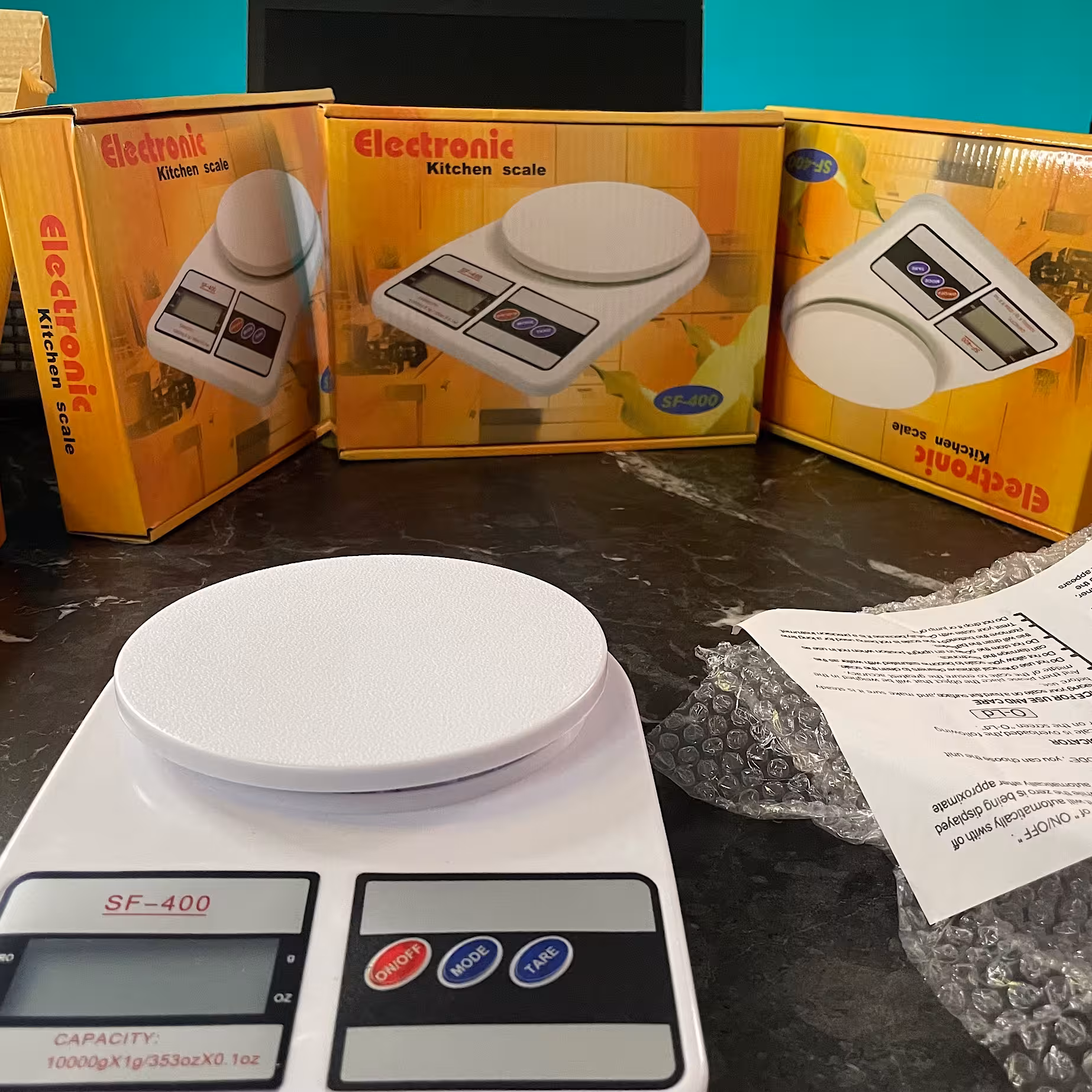 ترازو آشپزخانه sf400(ال ای دی دار)