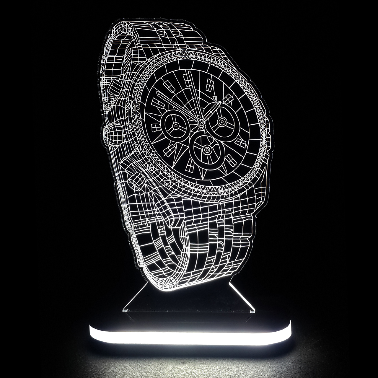 چراغ خواب طرح ساعت مچی کد 1006