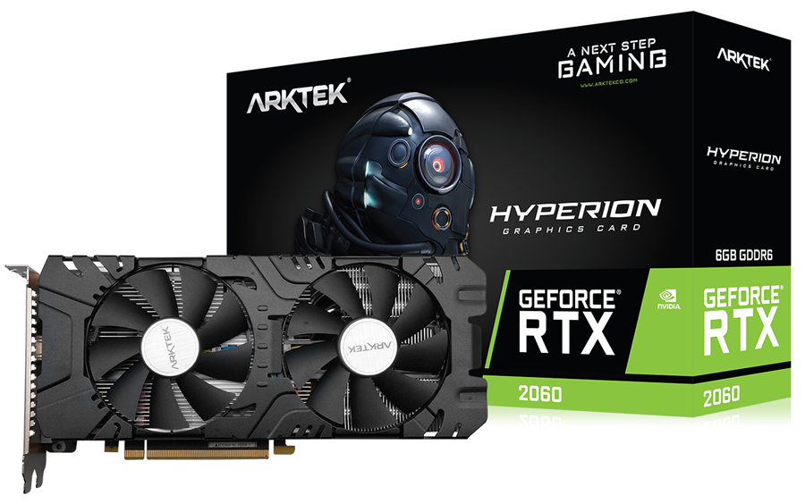 کارت گرافیک آرکتک مدلRTX2060 6GB GDDR6  با حافظه 6 گیگابایت