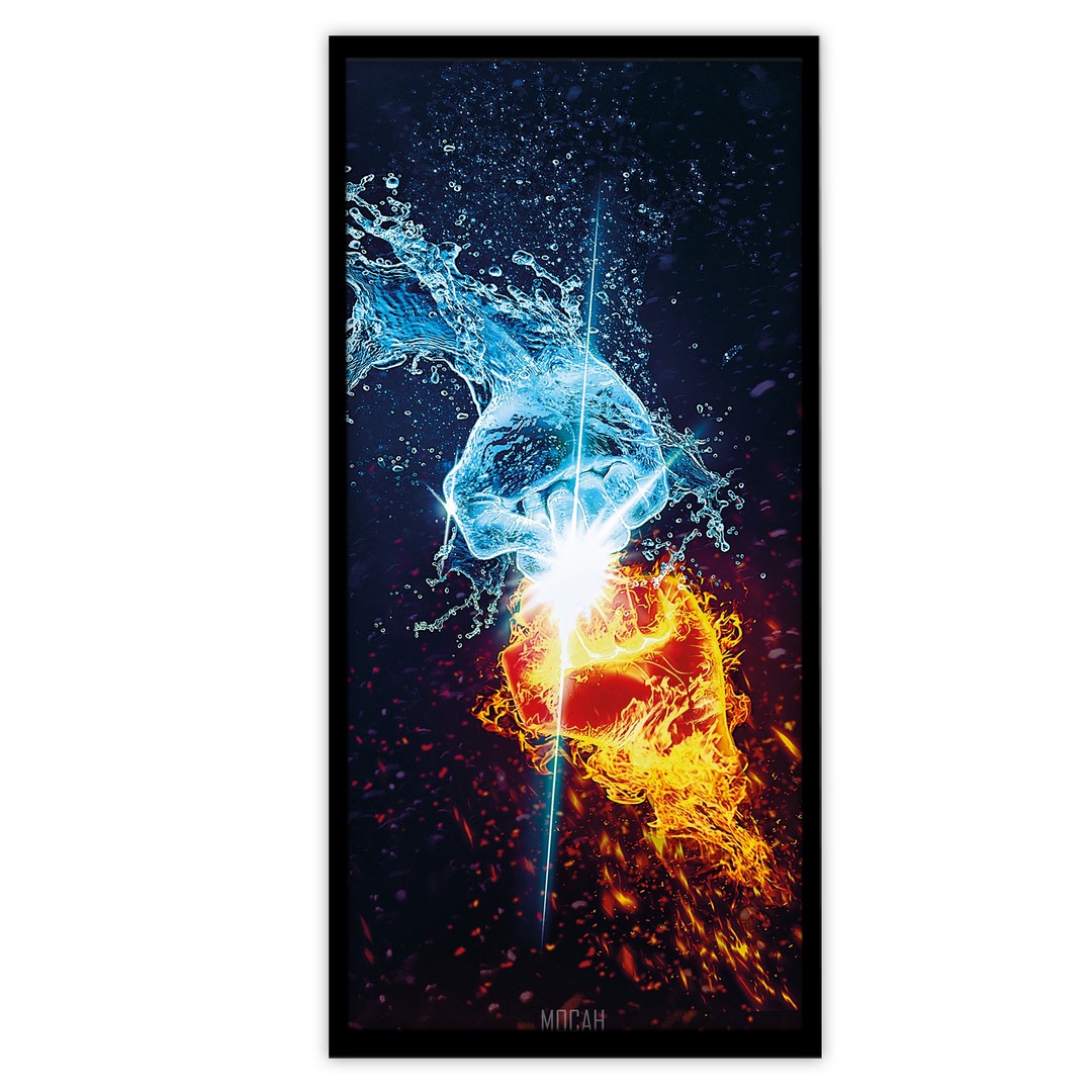 تابلو بکلیت طرح آب و آتش مدل B-S3236