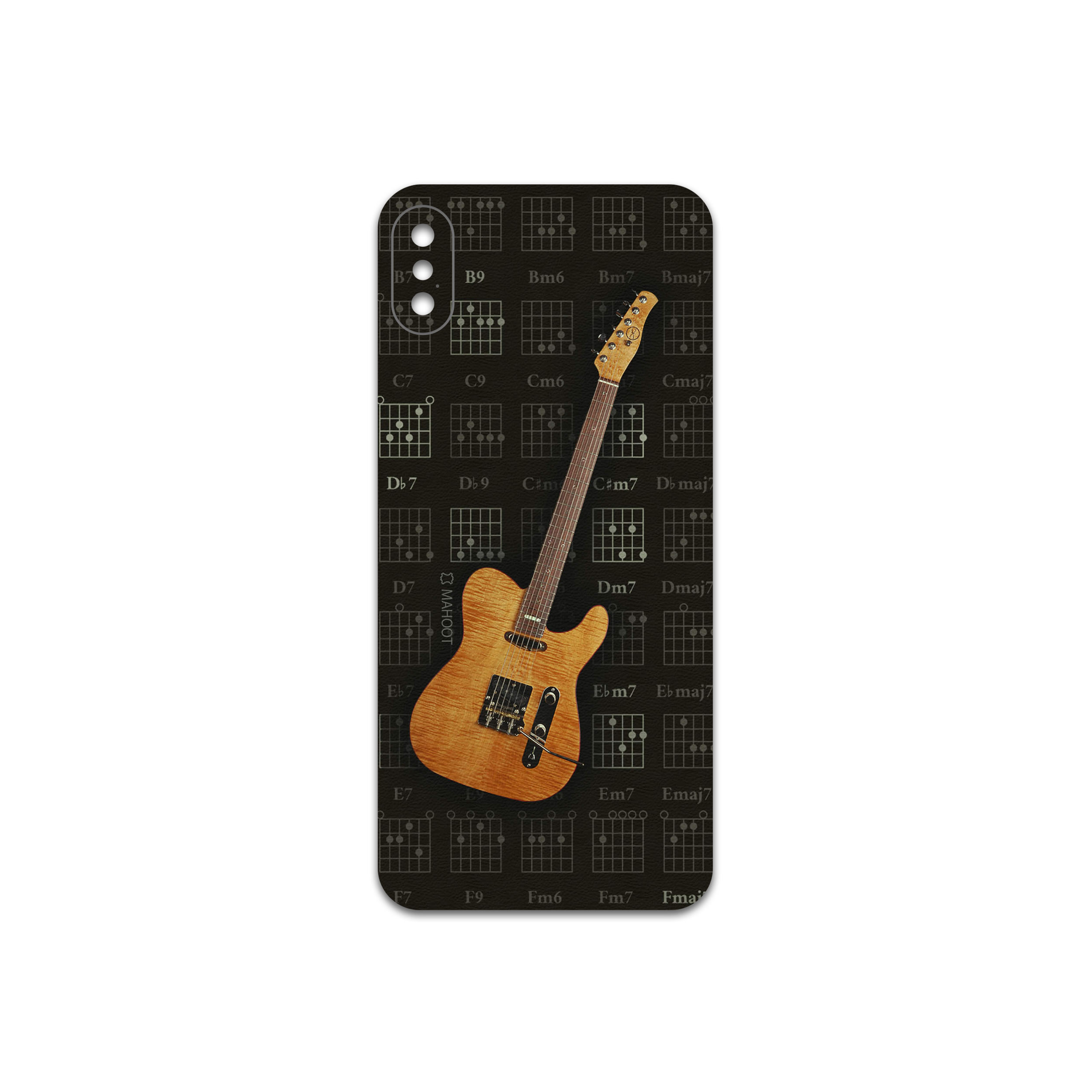 برچسب پوششی ماهوت مدل Guitar-Instrument مناسب برای گوشی موبایل اپل iPhone X
