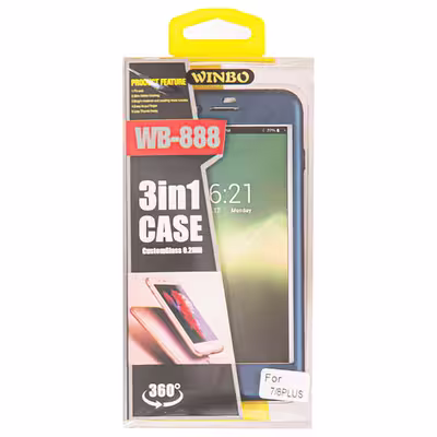 کاور 360 درجه وینبو مدل WB-888 مناسب برای گوشی موبایل اپل Iphone 7 PLUS / 8 PLUS به همراه محافظ صفحه نمایش