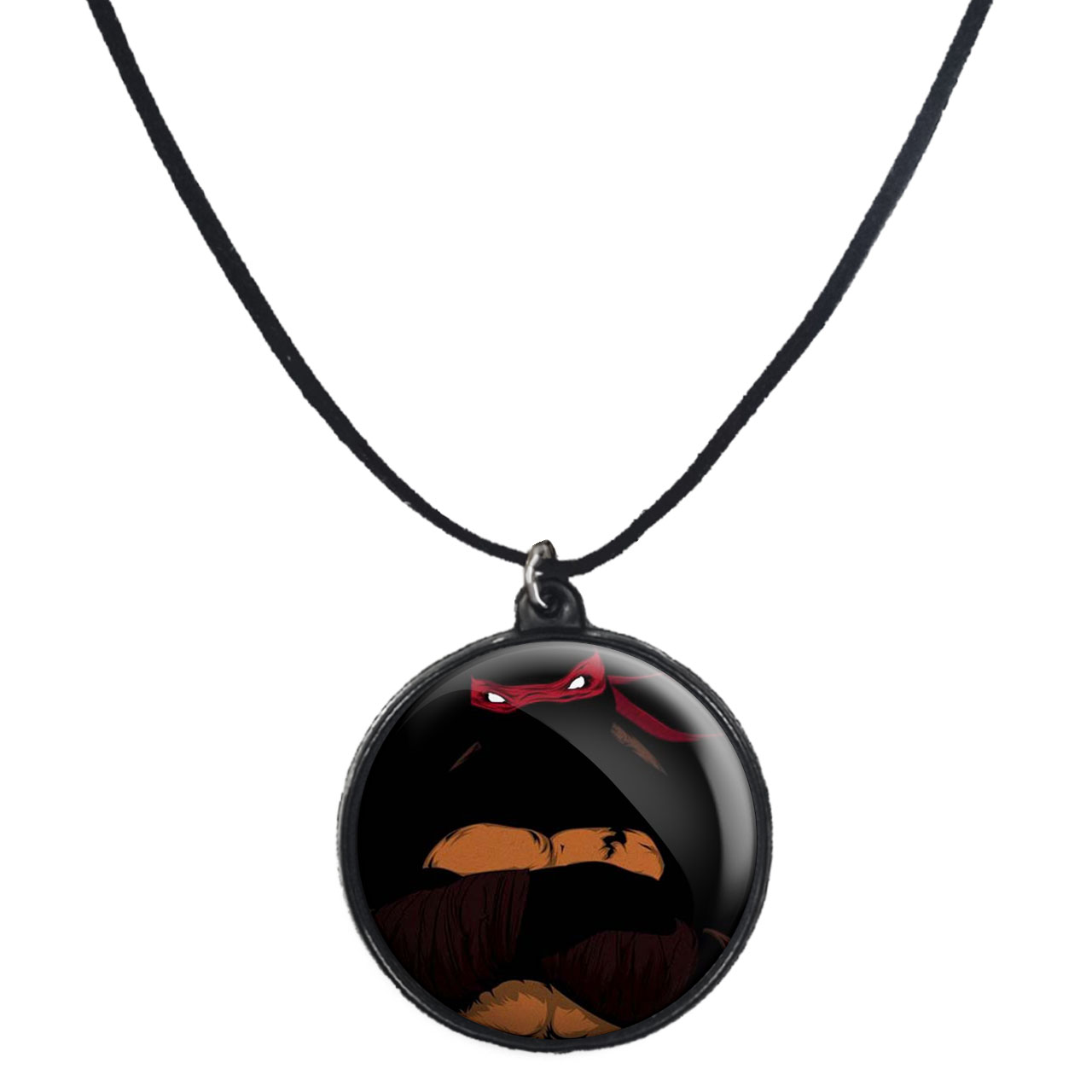 گردنبند پرمانه طرح لاکپشت‌های نینجا کد pmb.9925 مدل دو طرفه