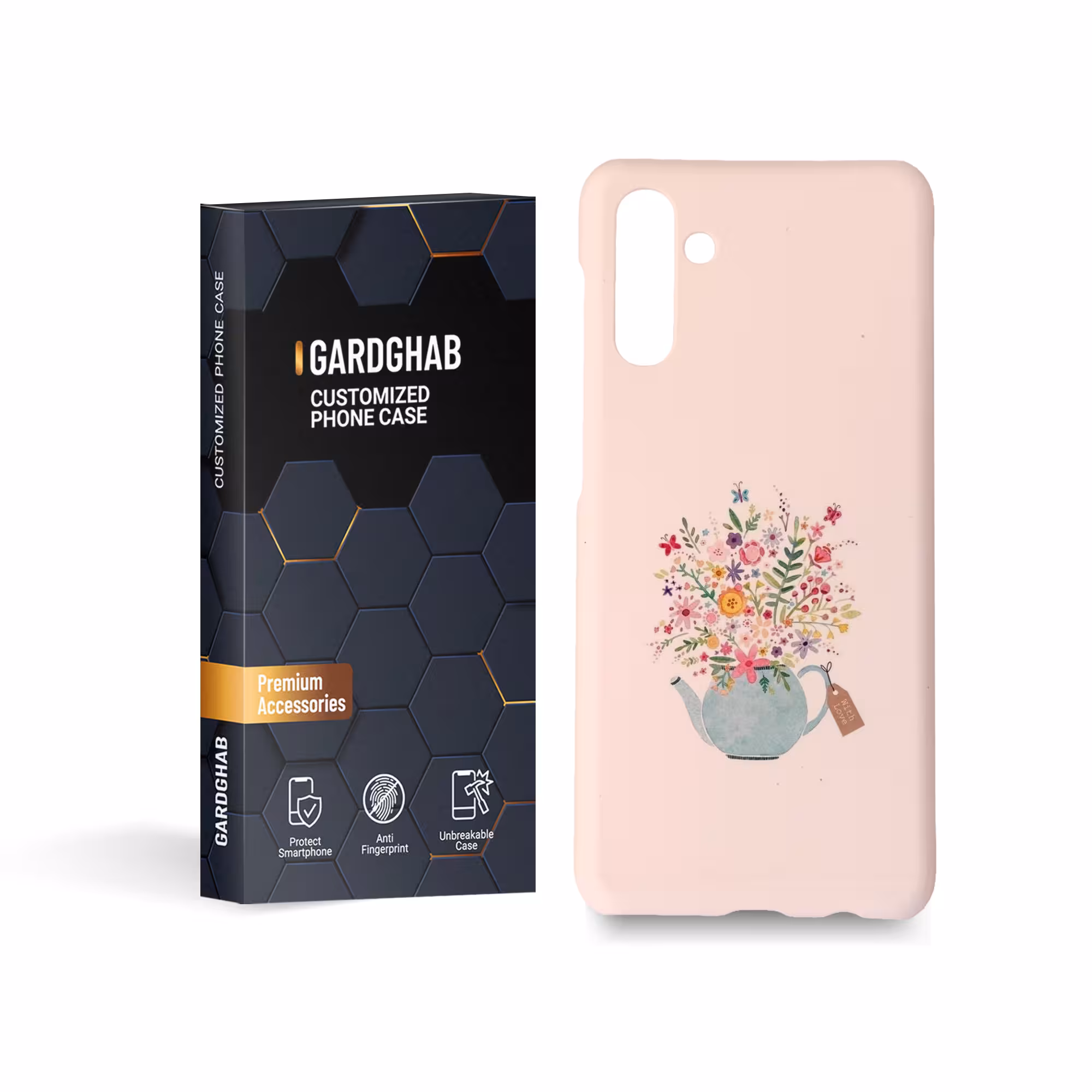 کاور گارد قاب مدل گل مناسب برای گوشی موبایل سامسونگ Galaxy A13 5g / A04s