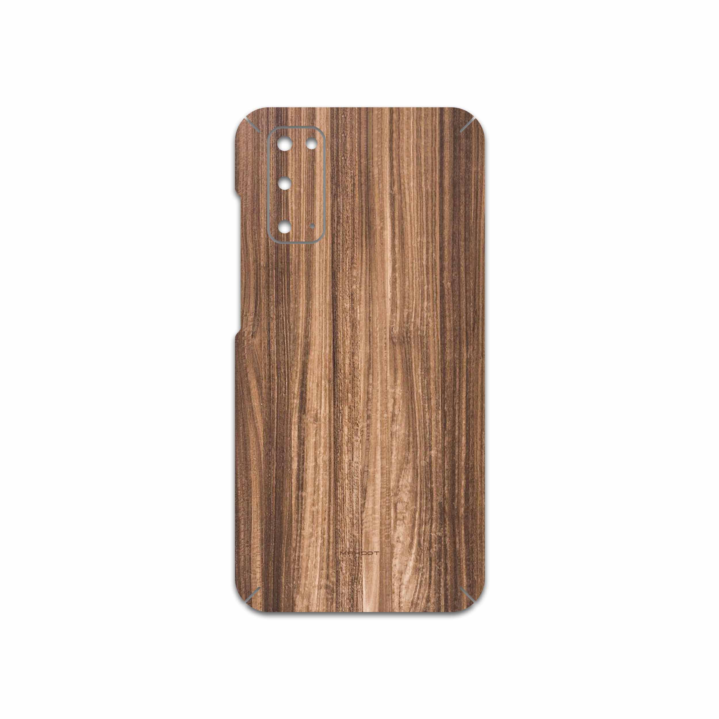 برچسب پوششی ماهوت مدل Light Walnut Wood مناسب برای گوشی موبایل سامسونگ Galaxy S20
