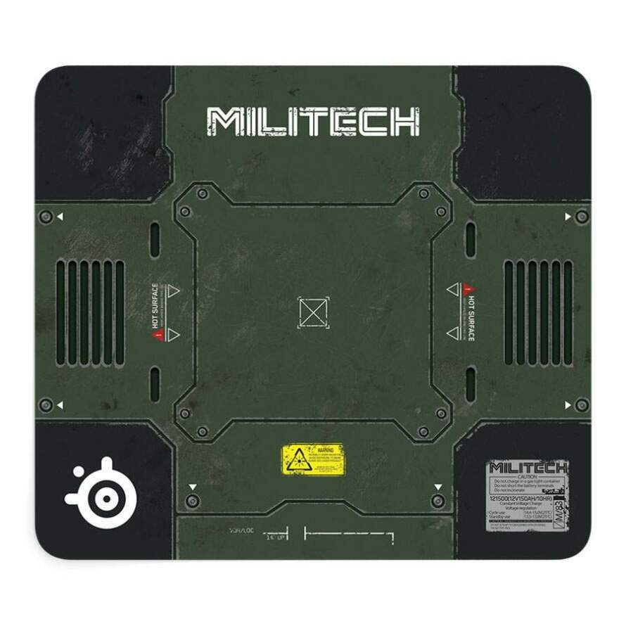 موس پد گیمینگ استیل سریز QCK LARGE Militech Edition